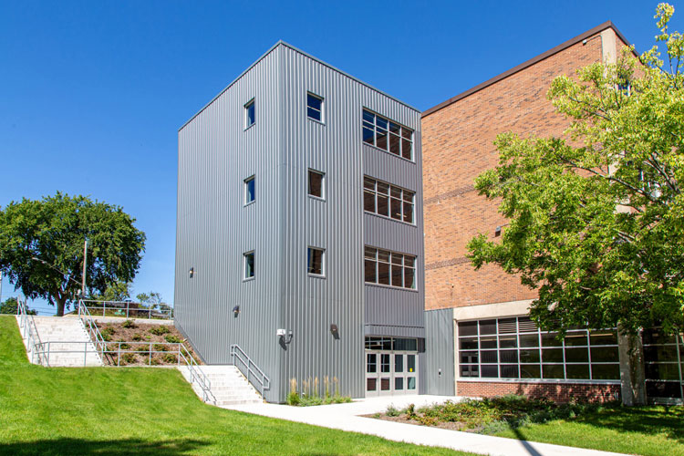 Anthony Middle School New Secure Entrance